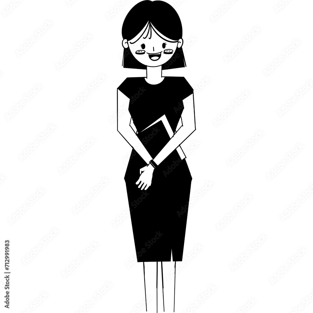 Fototapeta premium Working woman