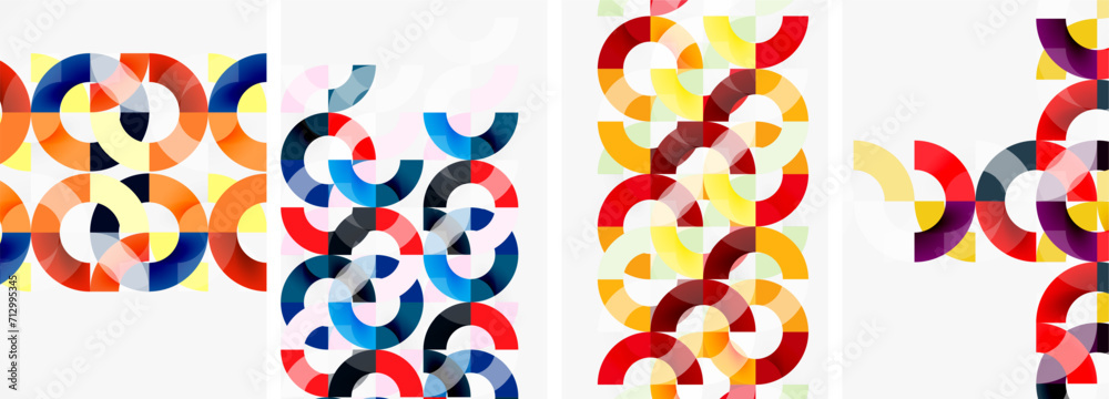 Set of circle lines poster backgrounds. Vector illustration For Wallpaper, Banner, Background, Card, Book Illustration, landing page Set of circle lines poster backgrounds. Vector illustration For Wallpaper, Banner, Background, Card, Book Illustration, landing page