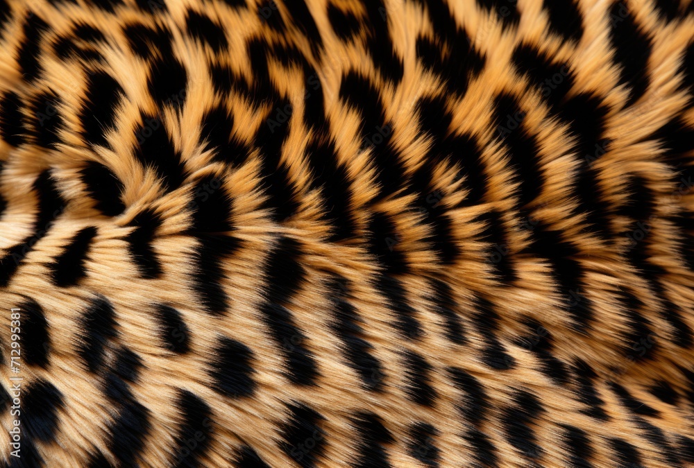 Experience the rich texture of leopard skin. Experience the rich texture of leopard skin.
