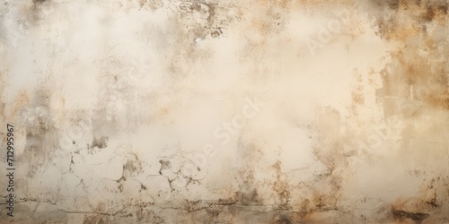 Textured cream concrete wall for interior or exterior surfaces with a polished finish. Vintage tones, natural patterns, and antique art design for a rustic floor background.