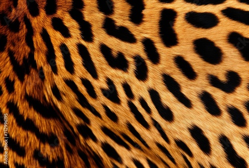 Experience the rich texture of leopard skin.