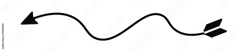 Long arrow vector icon. Black horizontal double arrow. Vector design. 22.11. Long arrow vector icon. Black horizontal double arrow. Vector design. 22.11.