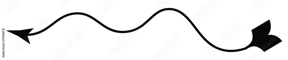 Long arrow vector icon. Black horizontal double arrow. Vector design. 22.11. Long arrow vector icon. Black horizontal double arrow. Vector design. 22.11.