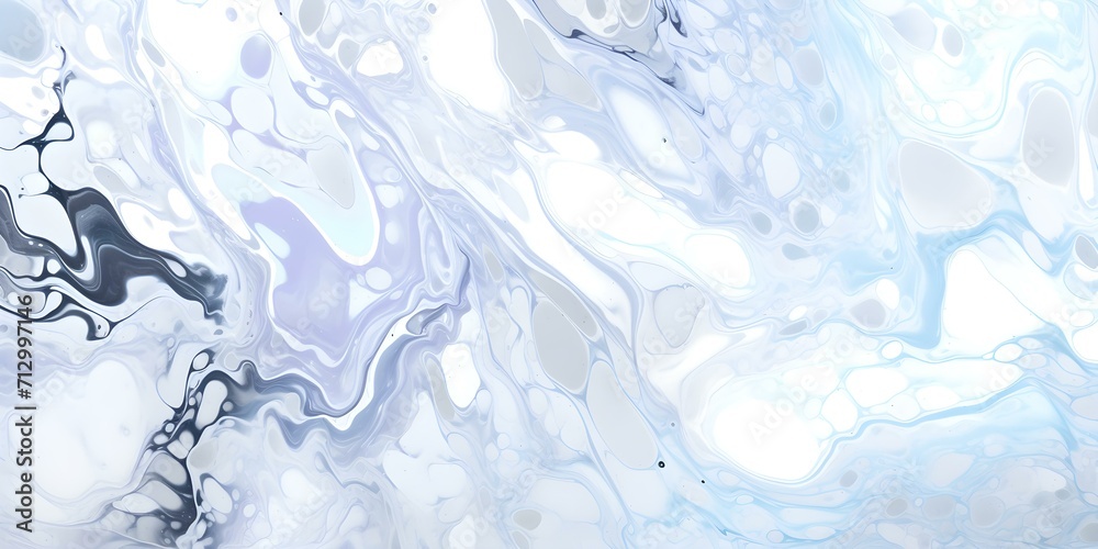 Naklejka premium Blue and White Abstract Artwork