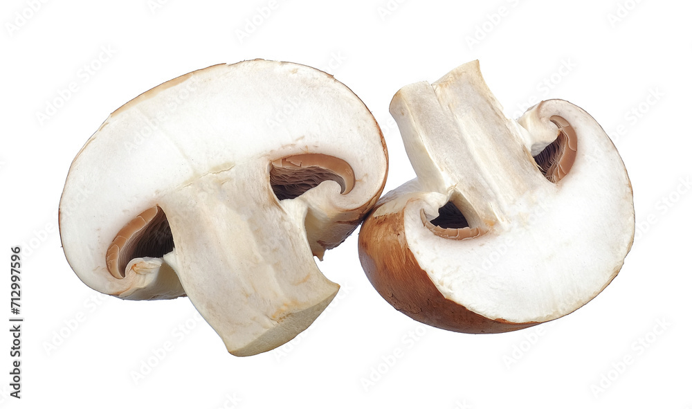 Fototapeta premium Champignon mushroom isolated on white background