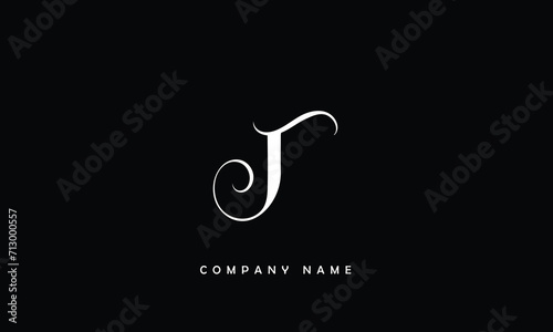 JT  TJ  J  T Abstract Letters Logo Monogram