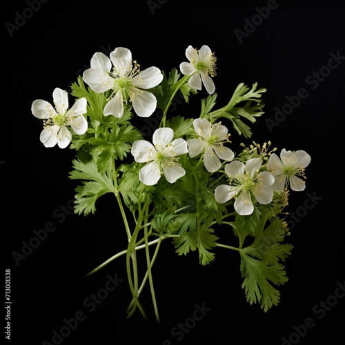 Coriander Flower Realistic AI Generated pictures