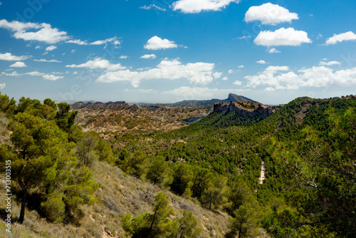 Cuadro en lienzo El Valle and Carrascoy regional park near Murcia, Spain