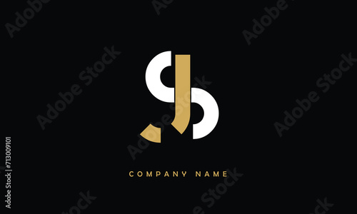 JS, SJ, J, S Abstract Letters Logo Monogram