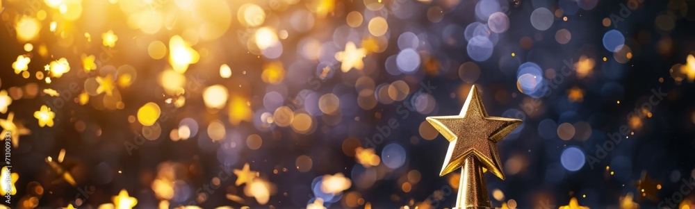 Obraz premium Congratulation event holiday background. Banner