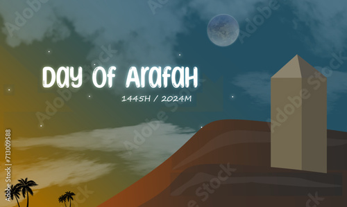 Praying on the 9th of dhulhijjah at Arafah is called wukuf at Arafah