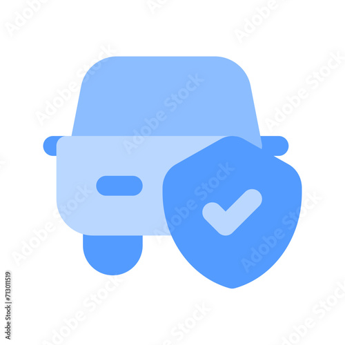 car insurance duotone icon
