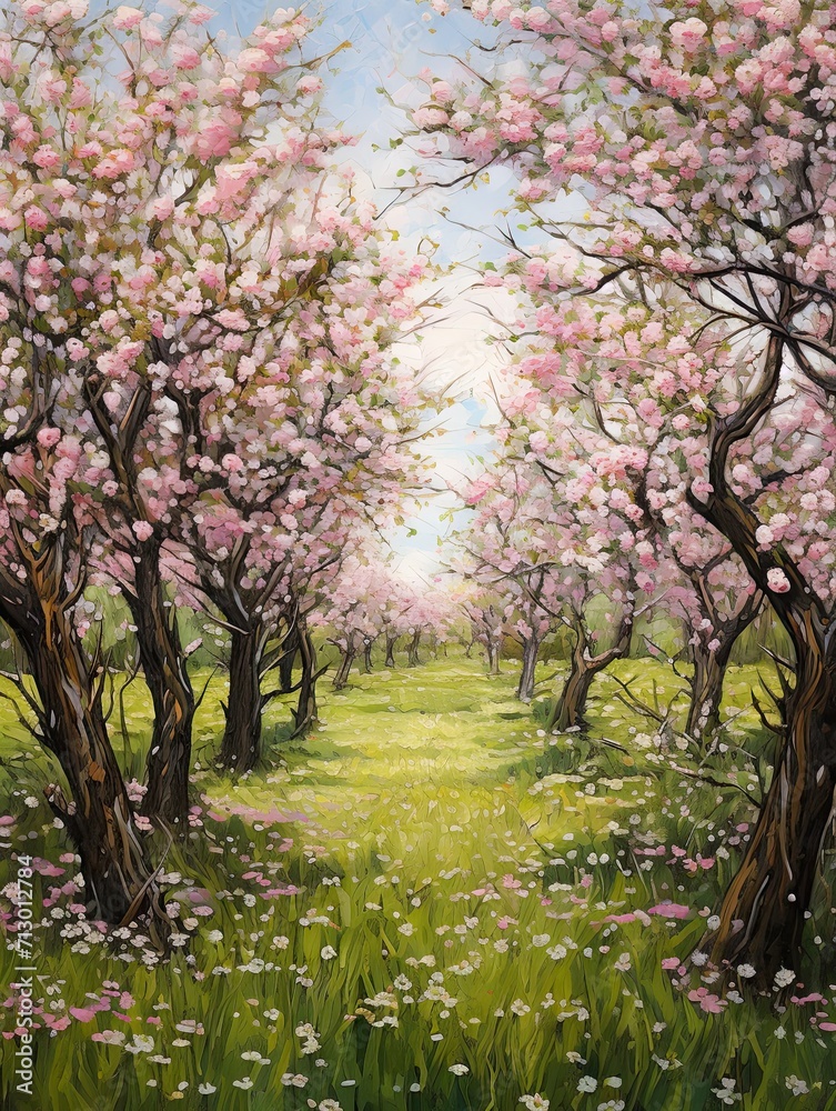 Blossoming Springtime Orchards: Tree Treasures Tantalizing