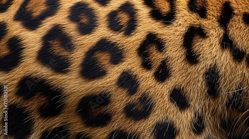 Close up leopard spot pattern texture background, realistic