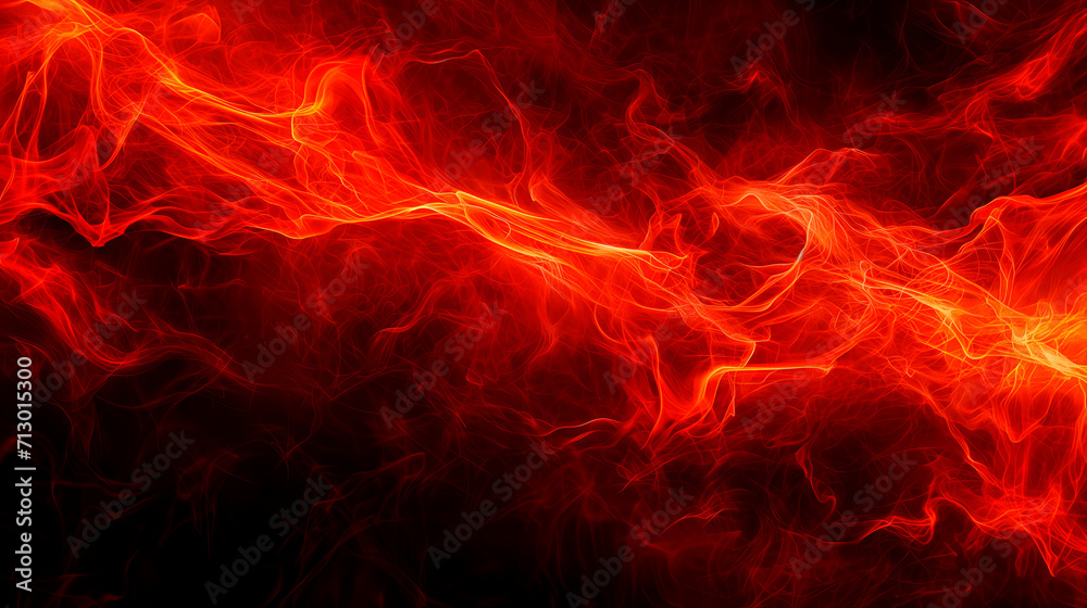 Flame on black background. Fire blaze flames on black background. Generative ai Flame on black background. Fire blaze flames on black background. Generative ai