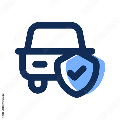 car insurance Filled line icon