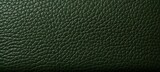Green leather textured background with captions and copy space for design and advertising.