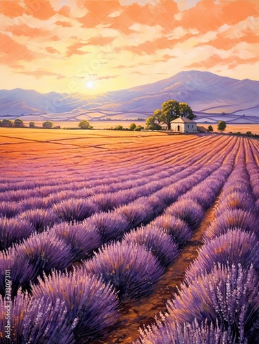 Vintage Provence's Lavender: A Captivating Journey Through Purple Fields