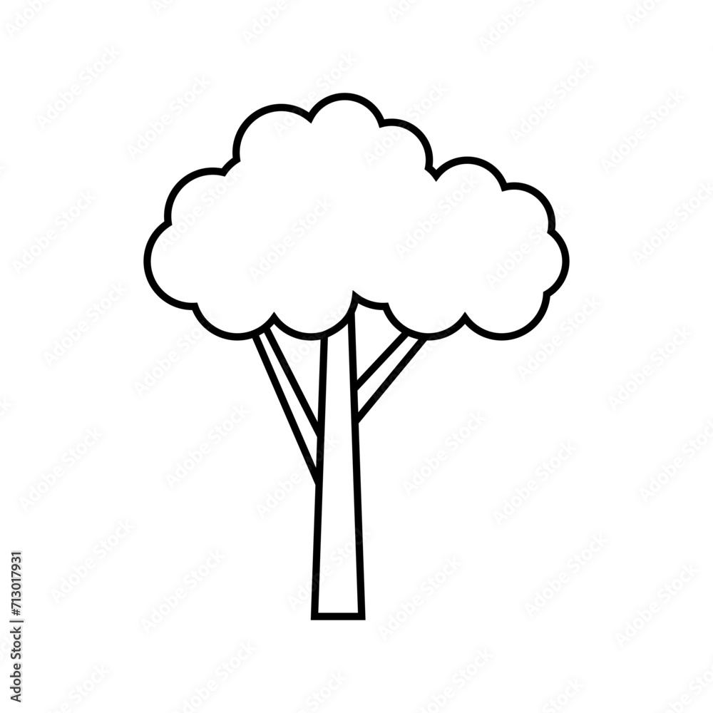 Tree icon vector. Nature illustration sign. green symbol. Tree icon vector. Nature illustration sign. green symbol.