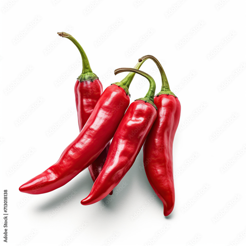 chili peppers isolated on white background chili peppers isolated on white background