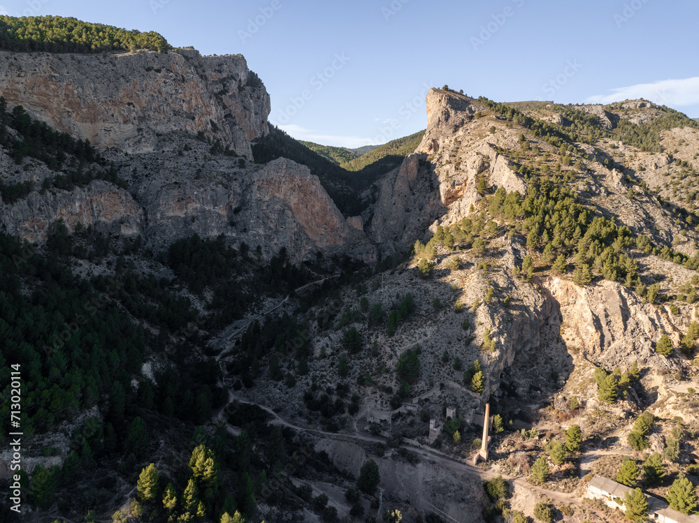 Naklejka premium Barranc del Cint en Alcoy