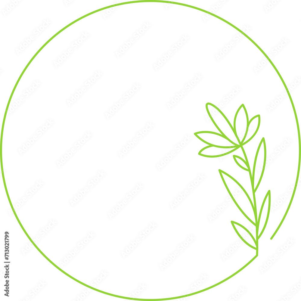 Botanical Circle Frame Illustration
Botanical Circle Frame Illustration