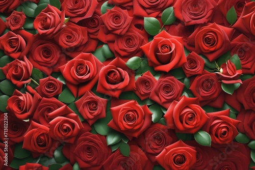 Valentine s Day Rose Design Elements