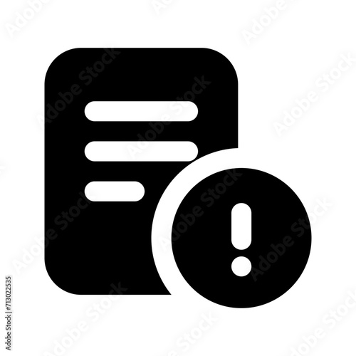 terms and conditions glyph icon photo