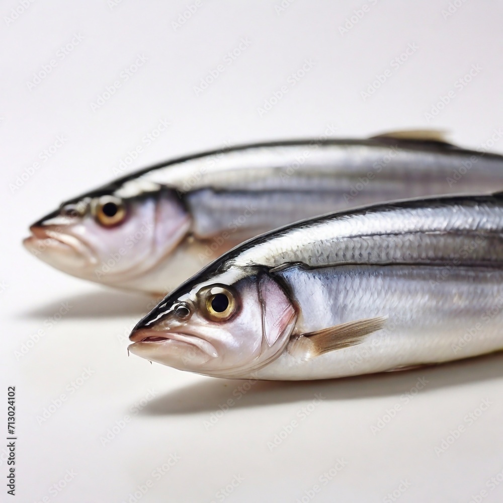 herring lies on a white background, one herring lies on a white background herring lies on a white background, one herring lies on a white background
