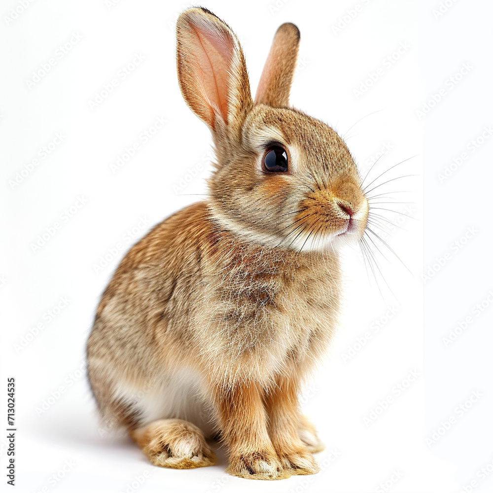 Fototapeta premium rabbit isolated on white
