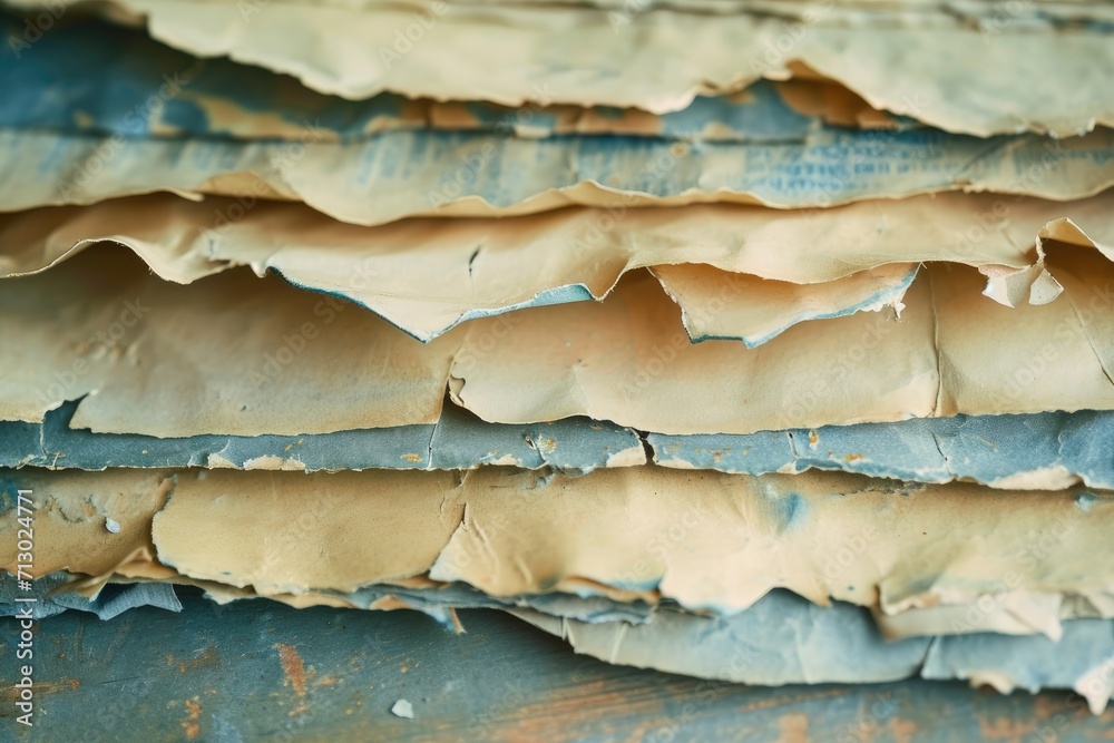 very old, stained, grungy stack of paper very old, stained, grungy stack of paper