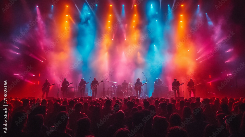 Obraz premium crowd at concert