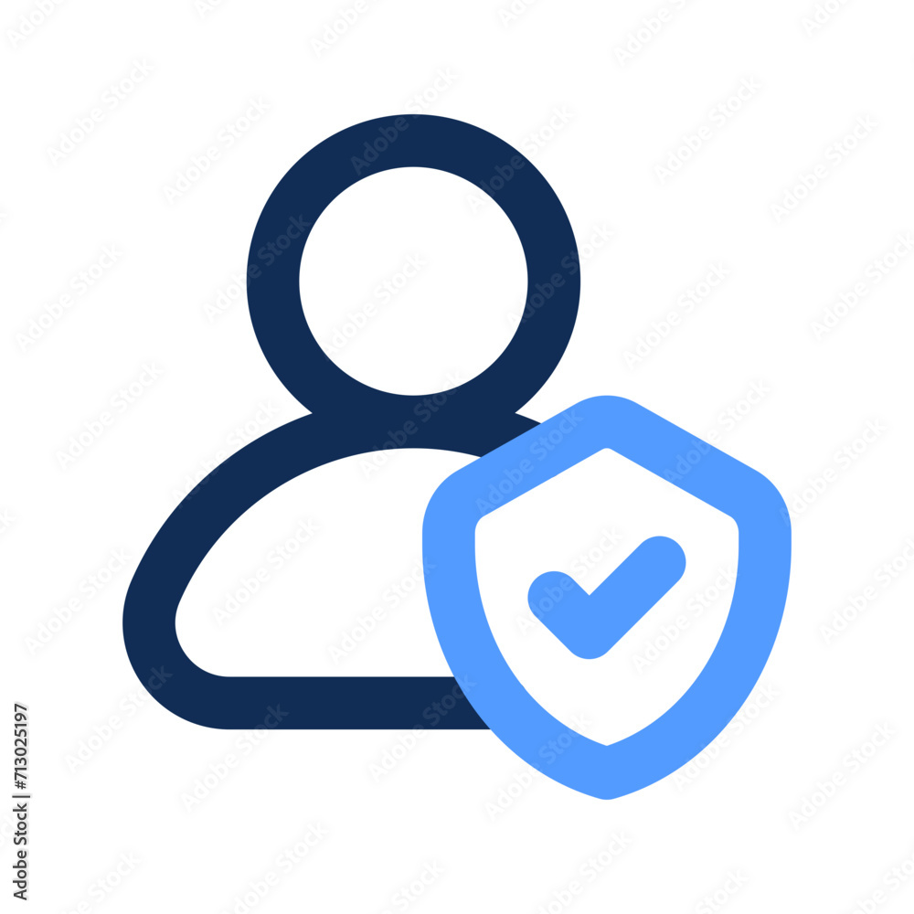 insurance agent outline color icon insurance agent outline color icon