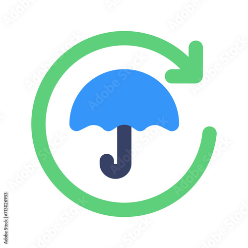 renew flat icon