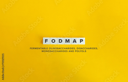 Cuadro en lienzo FODMAP Acronym