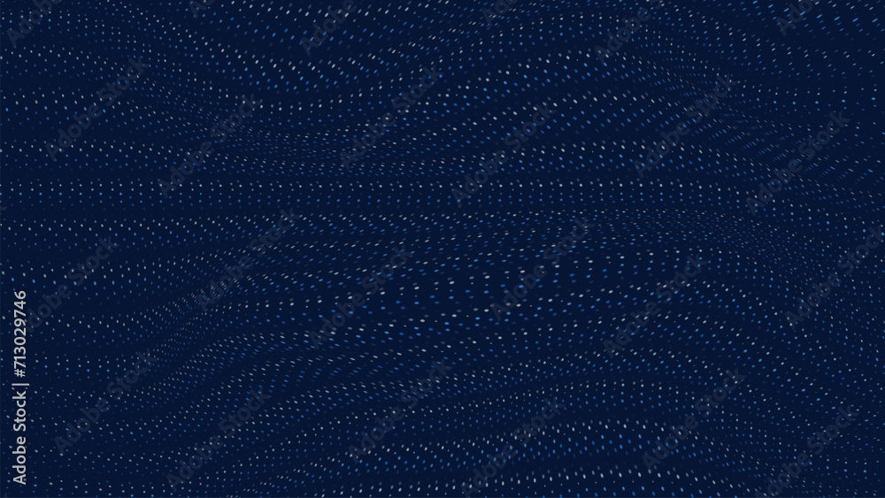 Abstract wavy line dotted dark blue background. Abstract wavy line dotted dark blue background.