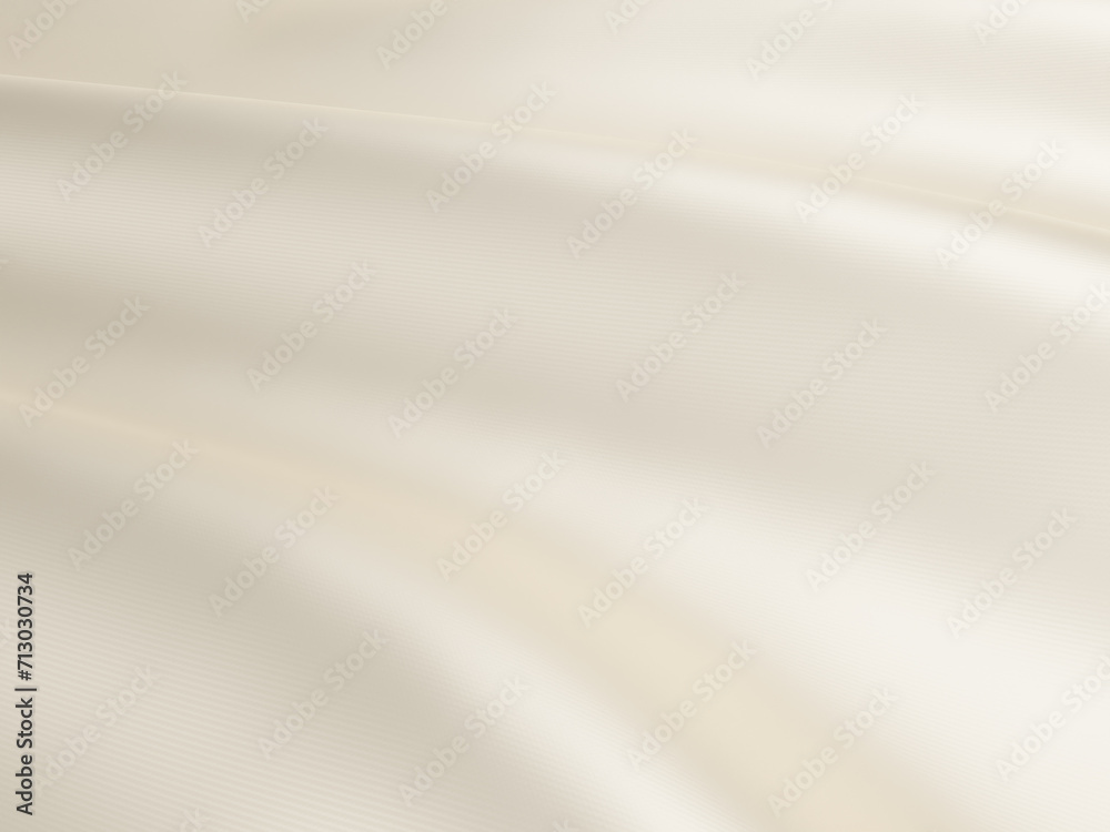Wedding white gold fabric silk luxury smooth waving cloth soft background. Abstract wavy satin pastel color for elegant design wallpaper.