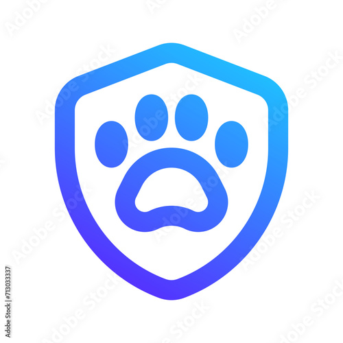 pet insurance gradient icon