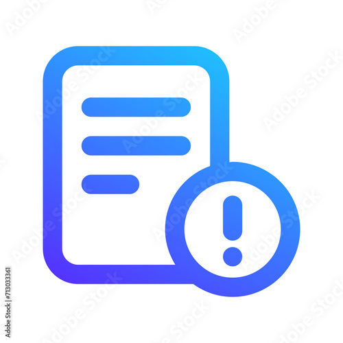 terms and conditions gradient icon
