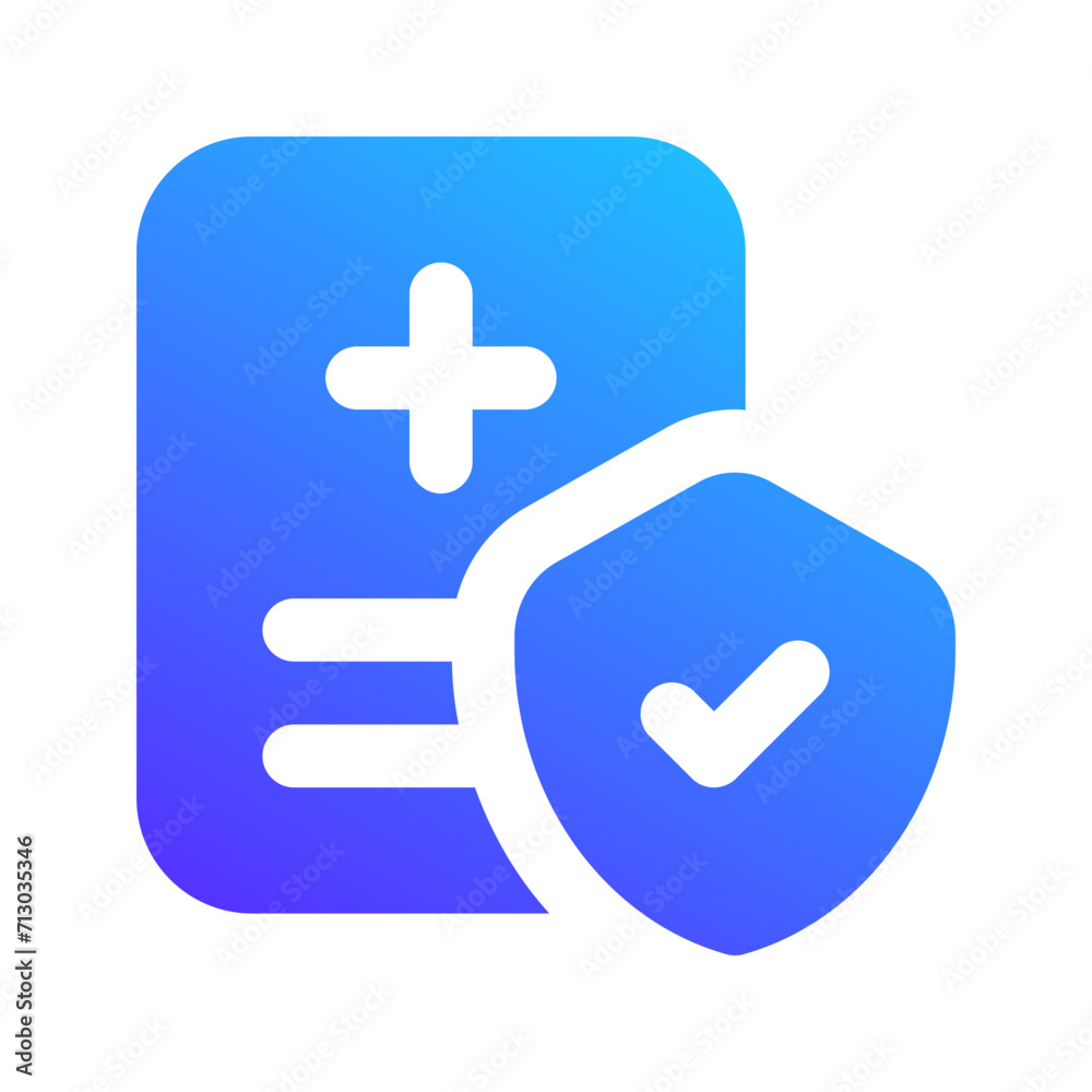 health insurance gradient fill icon health insurance gradient fill icon