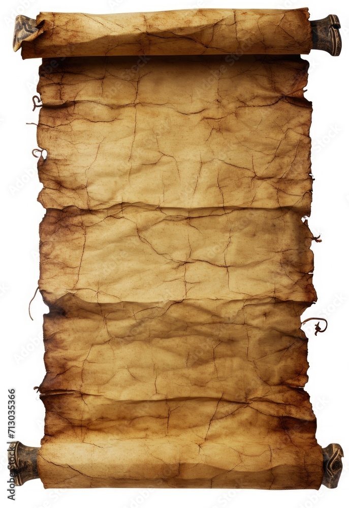 Old worn paper sheet manuscript - obrazy, fototapety, plakaty 