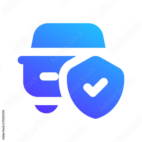 car insurance gradient fill icon