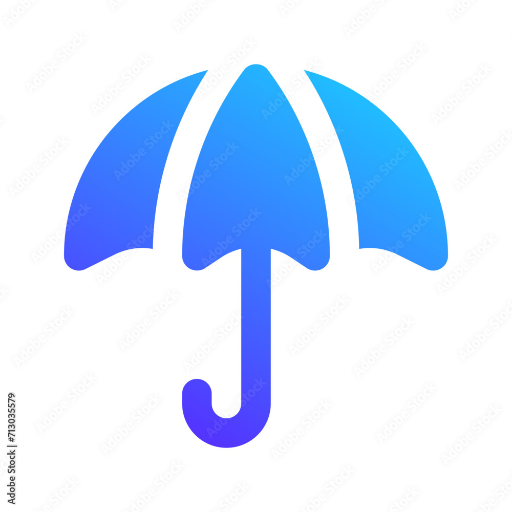 umbrella gradient fill icon umbrella gradient fill icon