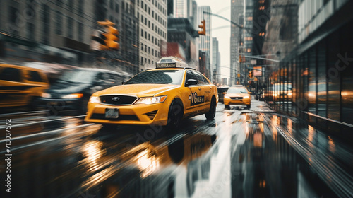 Urban Pulse  Taxis in the Heart of Downtown Buzz  Generative AI