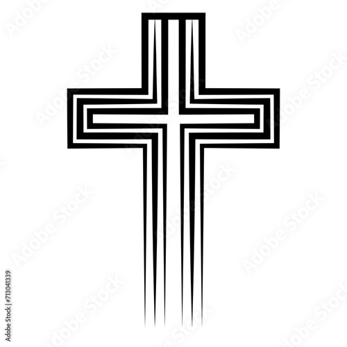 Christian cross, symbol crucifixion Jesus, talisman, symbol faith and veneration