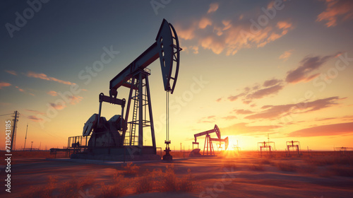 Crude Oil pump photo