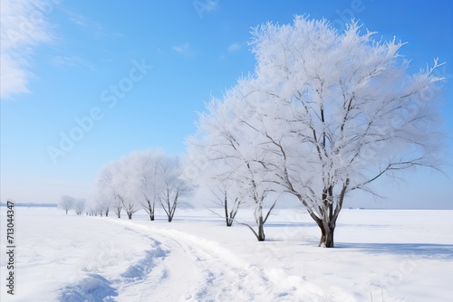 Beautiful winter snow landscapes - scenic views of snow-covered mountains and forests