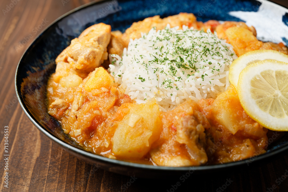 レモンチキンカレー レモンチキンカレー