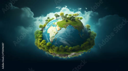 World environment day concept ecology protection environment, environmental protection background © c