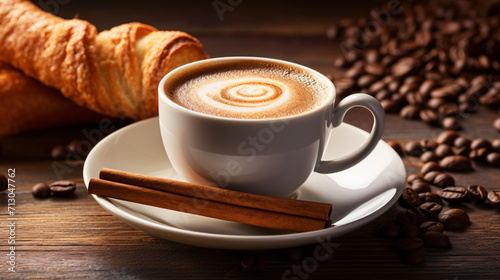Hot Latte coffee